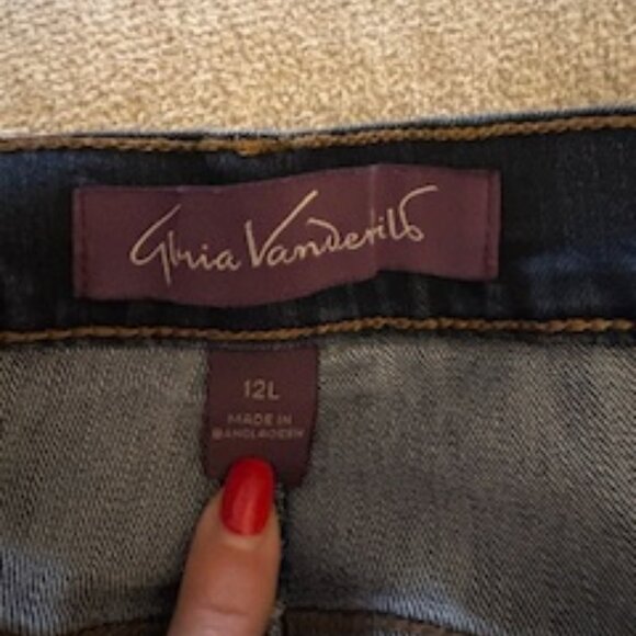 👖 Gloria Vanderbilt Amanda Jeans – Size 12L (New Without Tags) - Picture 3 of 7